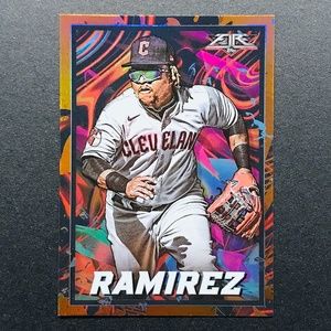 Jose Ramirez - 2022 Topps Fire Orange #28 126/299